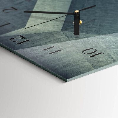 Orologio verticale in vetro Piatto