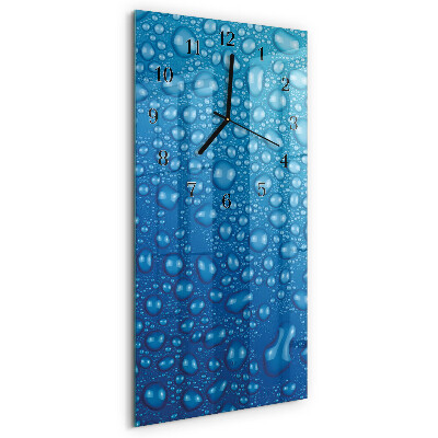 Verticale orologio da parete Una goccia d'acqua