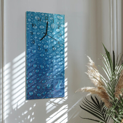 Verticale orologio da parete Una goccia d'acqua