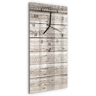 Orologio verticale Listelli di legno