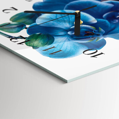 Verticale orologio da parete Orchidea
