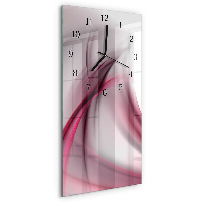 Orologio verticale in vetro Astrazione