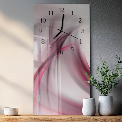 Orologio verticale in vetro Astrazione