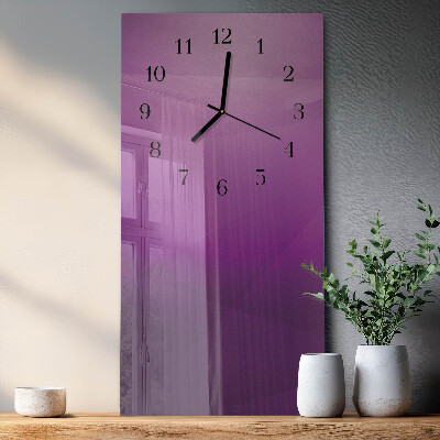 Verticale orologio da parete Materiale