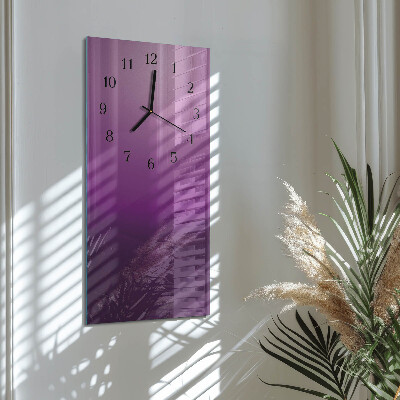 Verticale orologio da parete Materiale