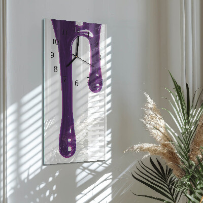 Orologio verticale in vetro Muco