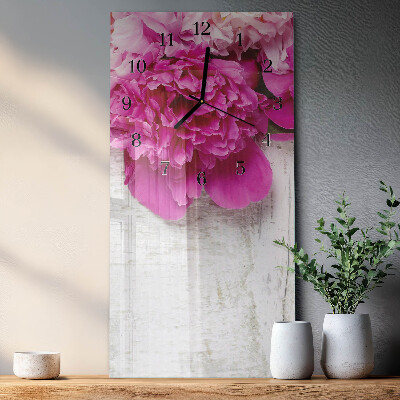 Orologio verticale Peonia