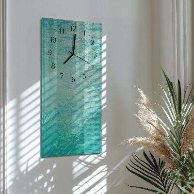 Orologio verticale in vetro Acqua