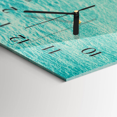 Orologio verticale in vetro Acqua