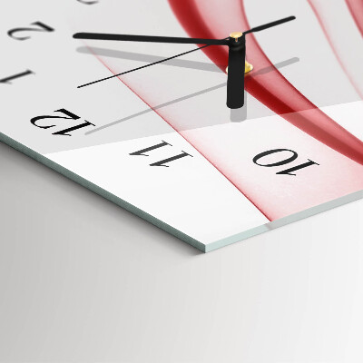 Verticale orologio con stampa Linee astratte
