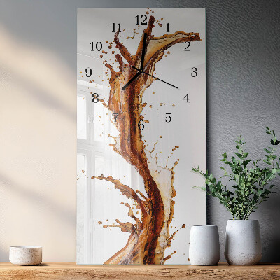 Orologio verticale in vetro Acqua