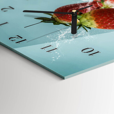 Verticale orologio da parete Fragola