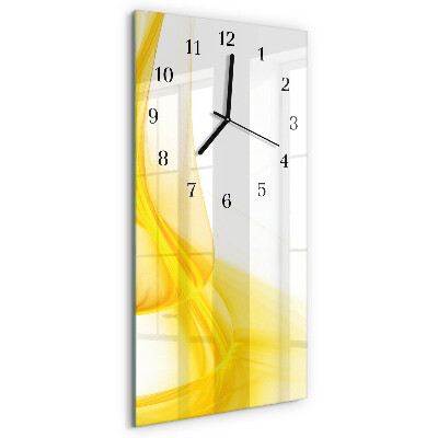 Orologio verticale in vetro Astrazione
