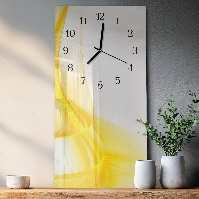 Orologio verticale in vetro Astrazione