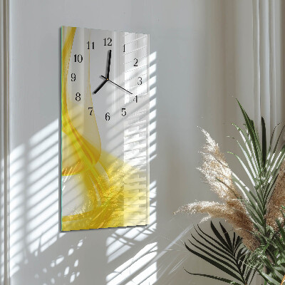 Orologio verticale in vetro Astrazione