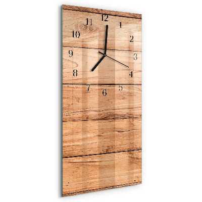Verticale orologio da parete Pannelli di legno