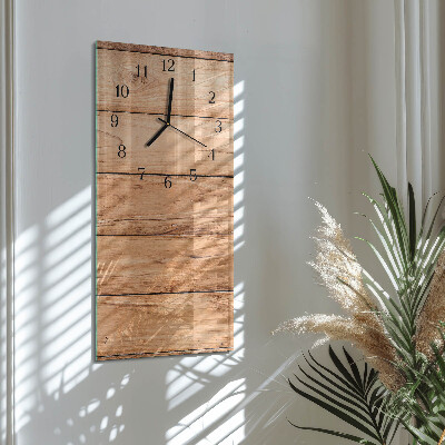 Verticale orologio da parete Pannelli di legno