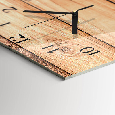 Verticale orologio da parete Pannelli di legno
