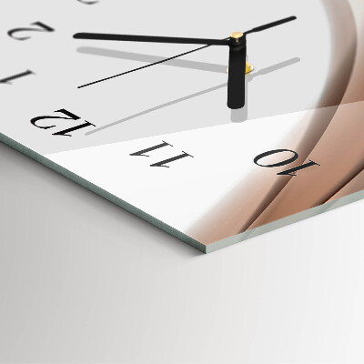 Verticale orologio con stampa Linee astratte