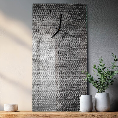 Orologio verticale in vetro Materiale