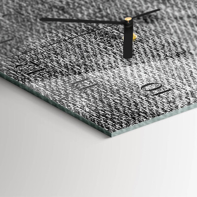Orologio verticale in vetro Materiale