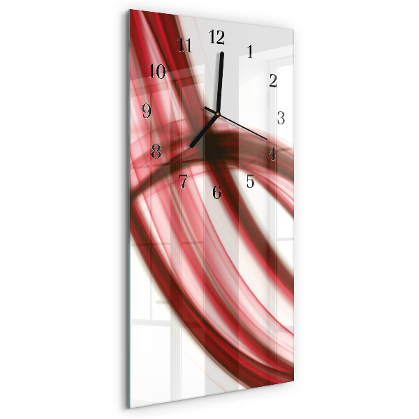 Verticale orologio da parete Linee astratte