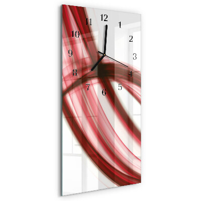 Verticale orologio da parete Linee astratte