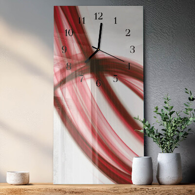 Verticale orologio da parete Linee astratte