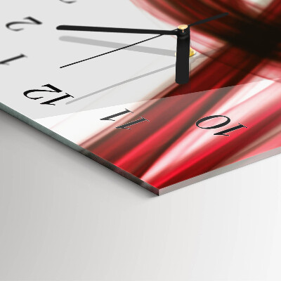 Verticale orologio da parete Linee astratte