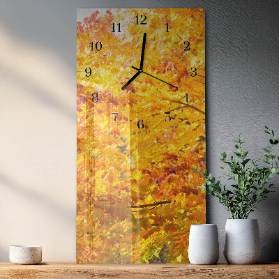 Orologio verticale in vetro Albero