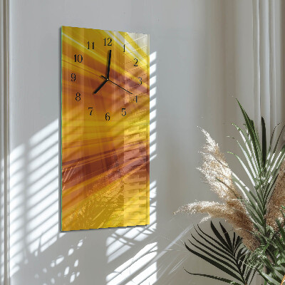 Orologio verticale in vetro Strisce
