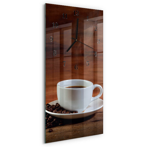 Verticale orologio da parete Tazza