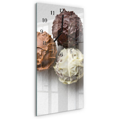 Verticale orologio con stampa Perle