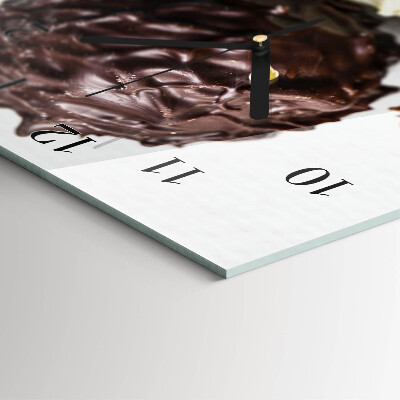 Verticale orologio con stampa Perle