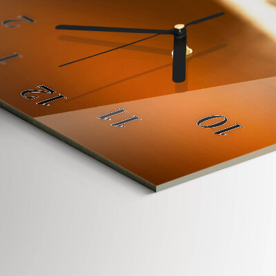 Verticale orologio con stampa Chicchi di caffè