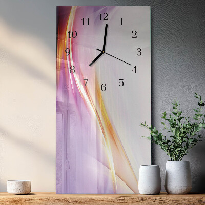 Verticale orologio da parete Astrazione