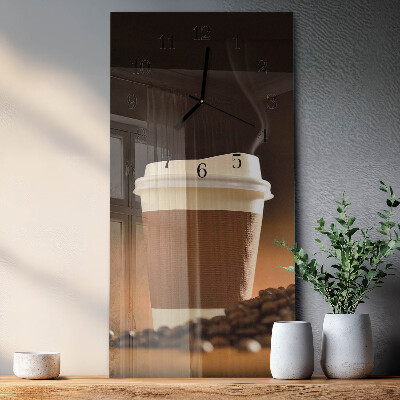 Verticale orologio con stampa Tazza
