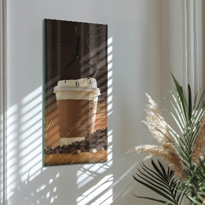 Verticale orologio con stampa Tazza