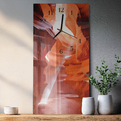 Orologio verticale in vetro Grotta