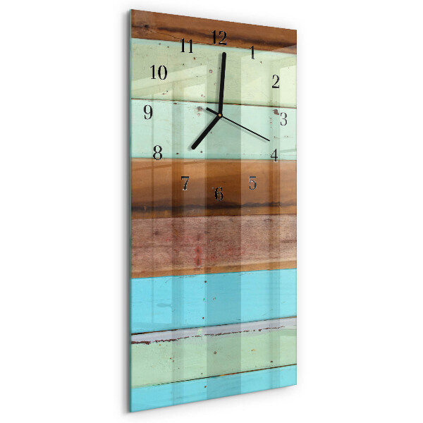 Orologio verticale in vetro Piatto