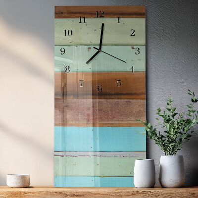 Orologio verticale in vetro Piatto