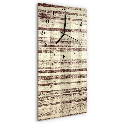 Verticale orologio con stampa Tela cerata