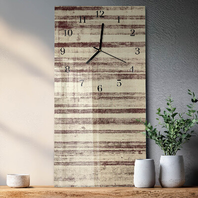 Verticale orologio con stampa Tela cerata