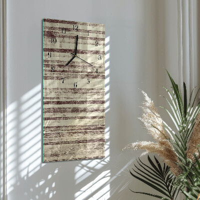 Verticale orologio con stampa Tela cerata