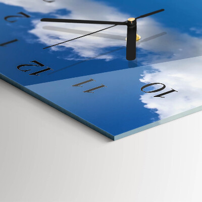 Verticale orologio con stampa Campo