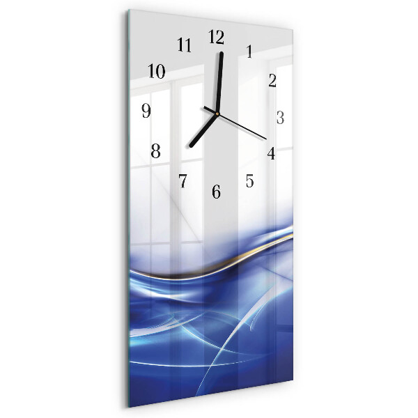 Verticale orologio da parete Linee astratte