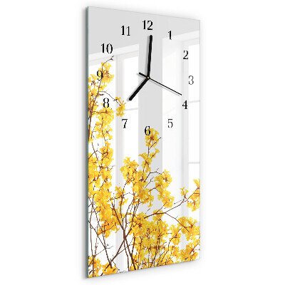 Verticale orologio con stampa Albero