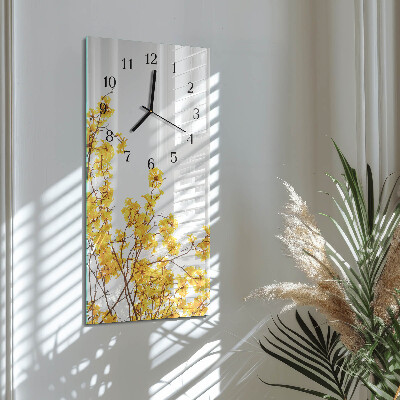 Verticale orologio con stampa Albero