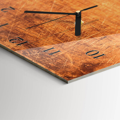 Orologio verticale in vetro Tavole di legno