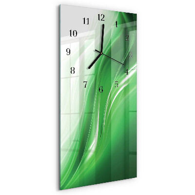 Orologio verticale in vetro Astrazione